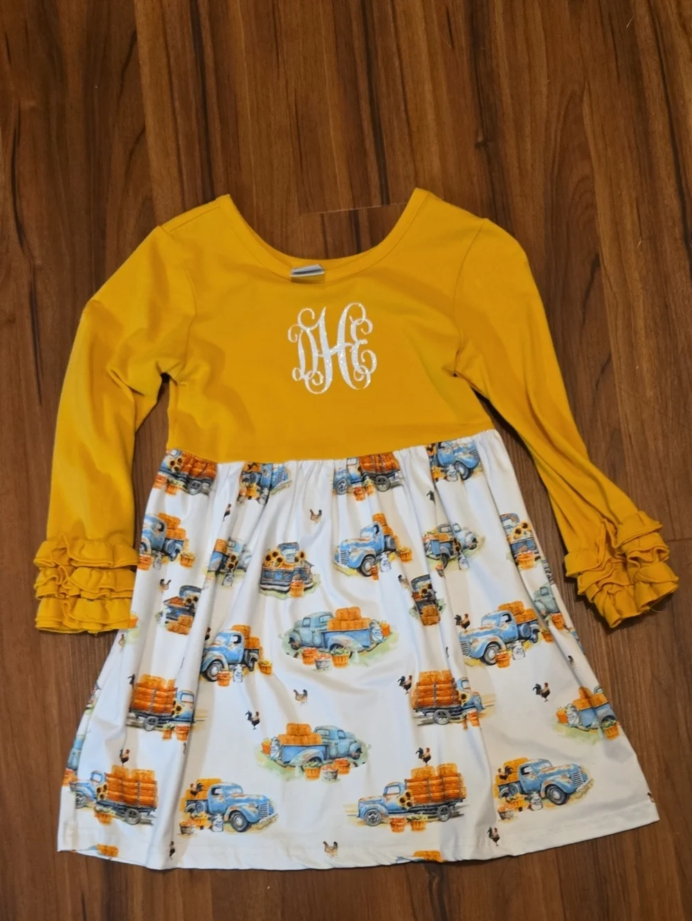 Monogrammed Fall Dress